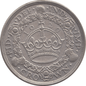 1929 CROWN ( GVF ) WREATH - CROWN - Cambridgeshire Coins