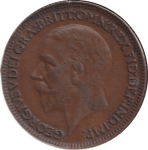 1929 FARTHING ( EF ) - FARTHING - Cambridgeshire Coins
