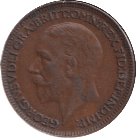 1929 FARTHING ( EF ) - FARTHING - Cambridgeshire Coins