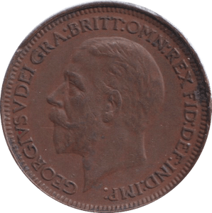 1929 FARTHING ( EF ) - FARTHING - Cambridgeshire Coins