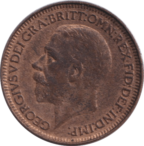1929 FARTHING ( GF ) - FARTHING - Cambridgeshire Coins