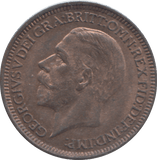 1929 FARTHING ( UNC ) - FARTHING - Cambridgeshire Coins