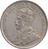 1929 FIFTY CENTS CANADA - WORLD COINS - Cambridgeshire Coins