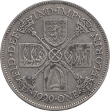 1929 FLORIN ( FINE ) - FLORIN - Cambridgeshire Coins