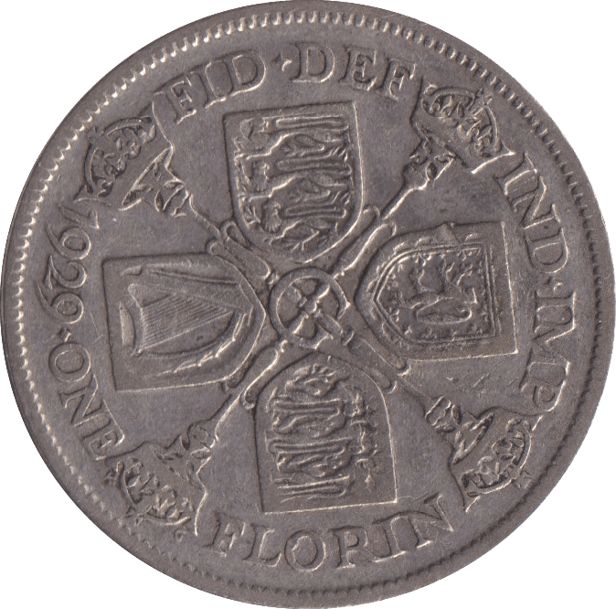 1929 FLORIN ( GF ) - FLORIN - Cambridgeshire Coins