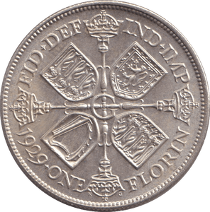 1929 FLORIN ( UNC ) - FLORIN - Cambridgeshire Coins