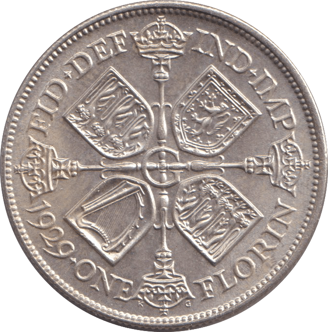 1929 FLORIN ( UNC ) - FLORIN - Cambridgeshire Coins