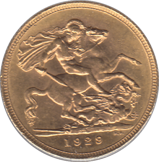 1929 GOLD SOVEREIGN ( AUNC ) PETORIA MINT - Sovereign - Cambridgeshire Coins