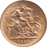 1929 GOLD SOVEREIGN ( AUNC ) PRETORIA MINT MINT 1 - SOVEREIGN - Cambridgeshire Coins