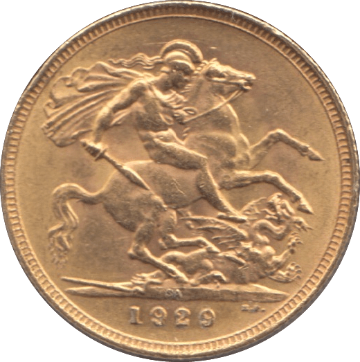 1929 GOLD SOVEREIGN ( AUNC ) PRETORIA MINT - SOVEREIGN - Cambridgeshire Coins