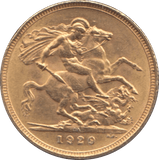 1929 GOLD SOVEREIGN ( AUNC ) PRETORIA MINT - SOVEREIGN - Cambridgeshire Coins