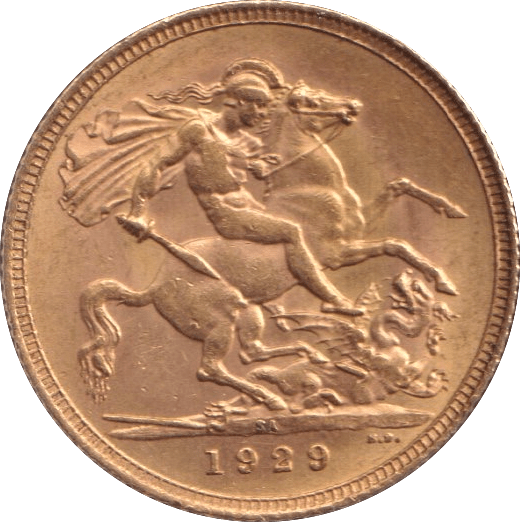 1929 GOLD SOVEREIGN ( GVF ) PRETORIA MINT - SOVEREIGN - Cambridgeshire Coins