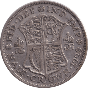 1929 HALF CROWN ( VF ) - HALFCROWN - Cambridgeshire Coins