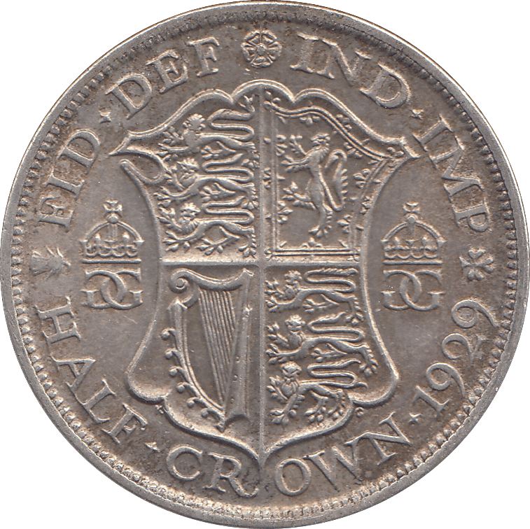 1929 HALFCROWN ( EF ) - HALFCROWN - Cambridgeshire Coins
