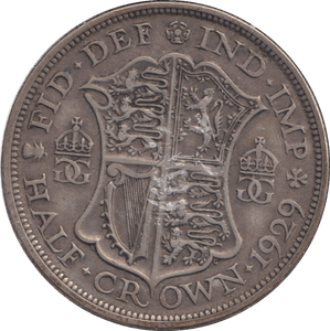 1929 HALFCROWN ( FINE ) - HALFCROWN - Cambridgeshire Coins