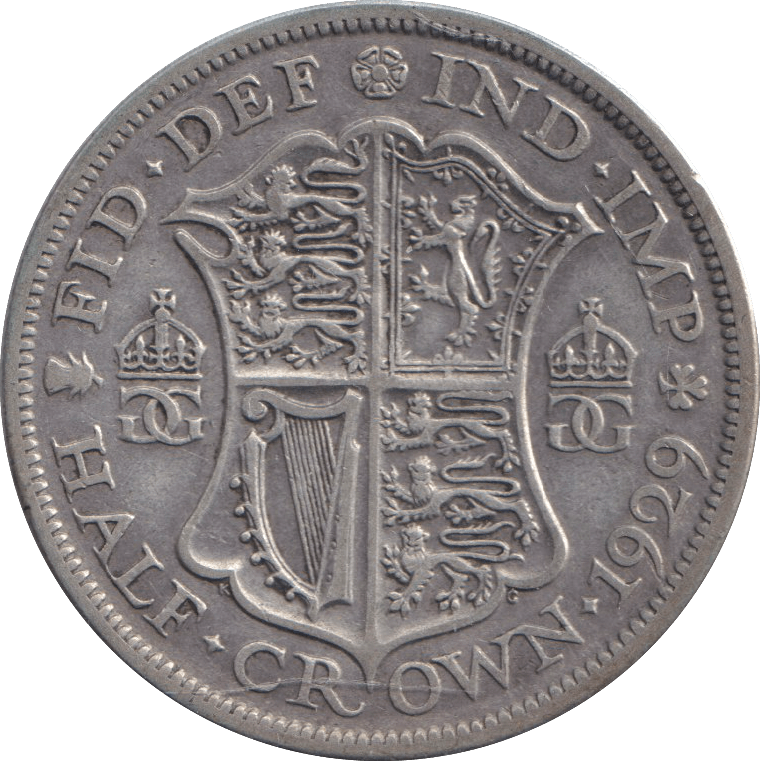 1929 HALFCROWN ( GF ) - HALFCROWN - Cambridgeshire Coins