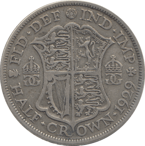 1929 HALFCROWN ( GF ) - HALFCROWN - Cambridgeshire Coins
