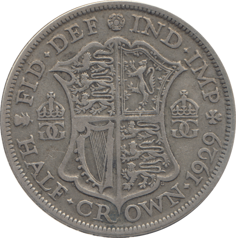 1929 HALFCROWN ( GF ) - HALFCROWN - Cambridgeshire Coins