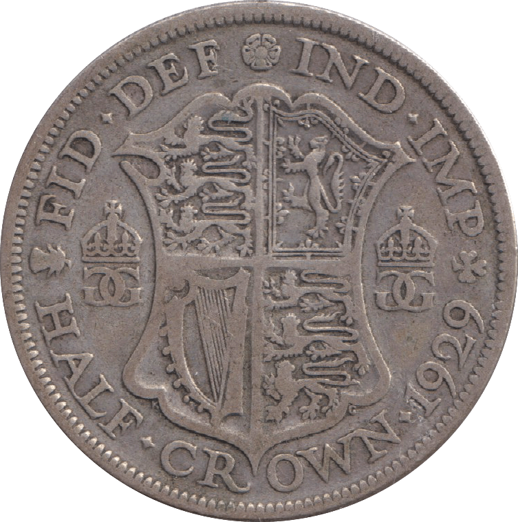 1929 HALFCROWN ( GF ) - HALFCROWN - Cambridgeshire Coins