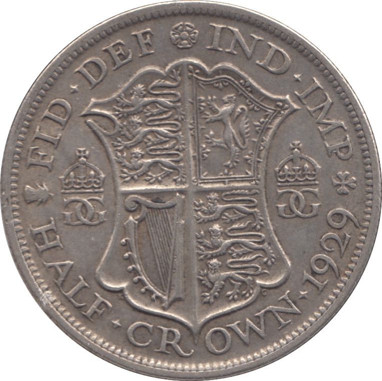 1929 HALFCROWN ( GVF ) - Halfcrown - Cambridgeshire Coins