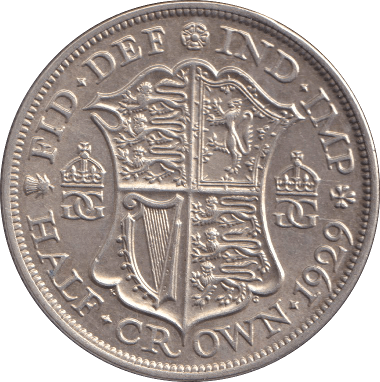 1929 HALFCROWN ( GVF ) - WORLD COINS - Cambridgeshire Coins