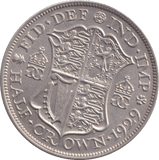 1929 HALFCROWN ( UNC ) - HALFCROWN - Cambridgeshire Coins