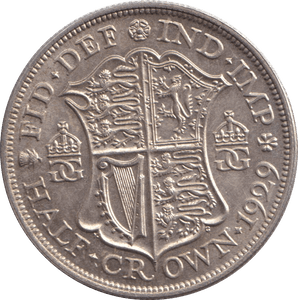 1929 HALFCROWN ( UNC ) - HALFCROWN - Cambridgeshire Coins