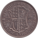 1929 HALFCROWN ( VF ) - Halfcrown - Cambridgeshire Coins