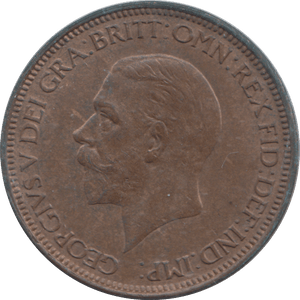 1929 HALFPENNY ( EF ) - HALFPENNY - Cambridgeshire Coins