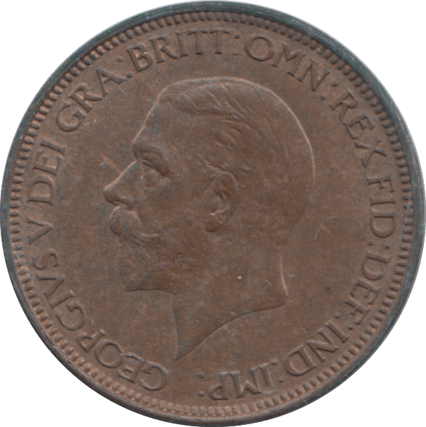 1929 HALFPENNY ( EF ) - HALFPENNY - Cambridgeshire Coins