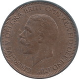 1929 HALFPENNY ( EF ) - HALFPENNY - Cambridgeshire Coins