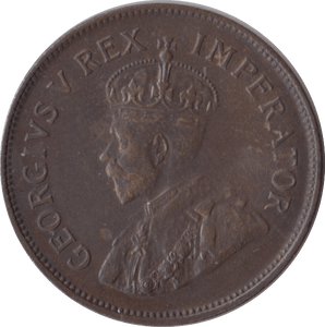 1929 HALFPENNY SOUTH AFRICA - WORLD COINS - Cambridgeshire Coins