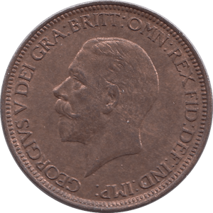 1929 HALFPENNY ( UNC ) - HALFPENNY - Cambridgeshire Coins