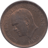 1929 LUNDY 1/2 PUFFIN - WORLD COINS - Cambridgeshire Coins