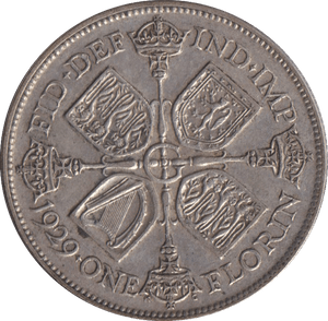 1929 ONE FLORIN ( GVF ) - FLORIN - Cambridgeshire Coins