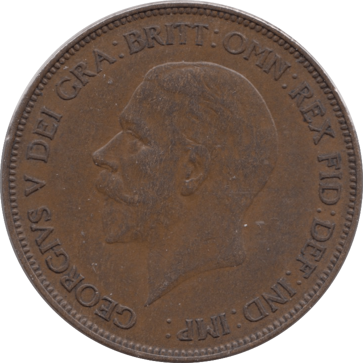 1929 PENNY ( AUNC ) - Penny - Cambridgeshire Coins