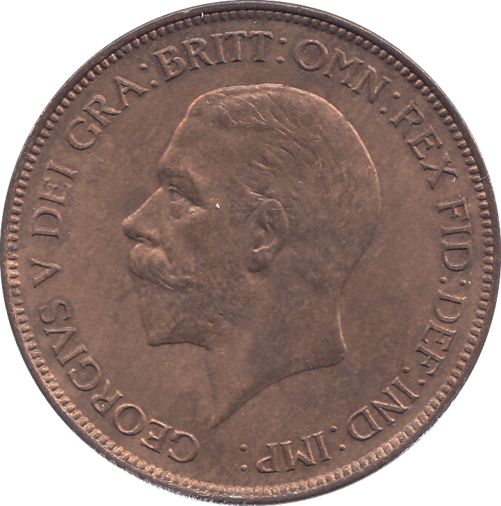 1929 PENNY ( UNC ) - PENNY - Cambridgeshire Coins