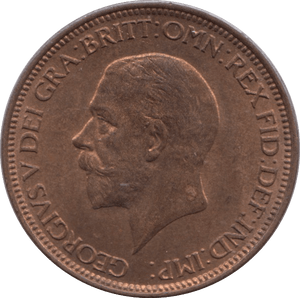 1929 PENNY ( UNC ) - Penny - Cambridgeshire Coins
