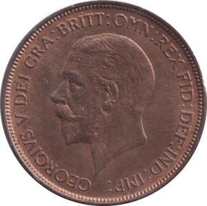 1929 PENNY ( UNC ) - PENNY - Cambridgeshire Coins