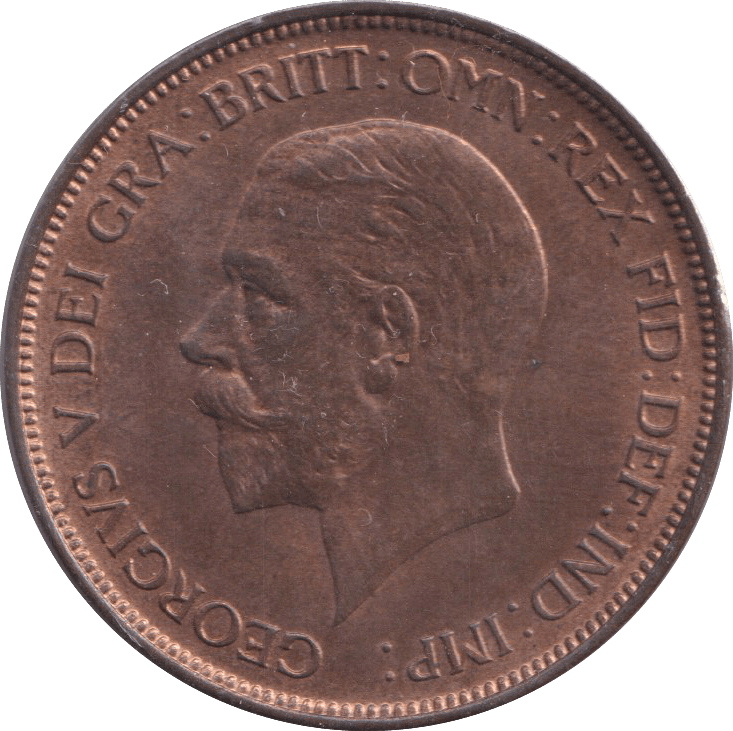 1929 PENNY ( UNC ) - PENNY - Cambridgeshire Coins