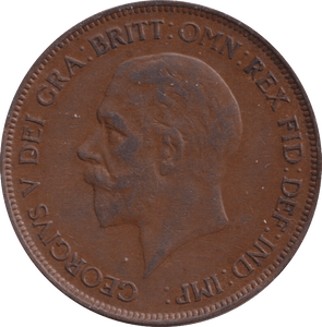 1929 PENNY ( VF ) - PENNY - Cambridgeshire Coins