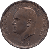 1929 PUFFIN LUNDY PENNY - WORLD COINS - Cambridgeshire Coins
