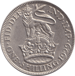 1929 SHILLING ( AUNC ) - SHILLING - Cambridgeshire Coins