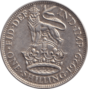 1929 SHILLING ( EF ) - SHILLING - Cambridgeshire Coins