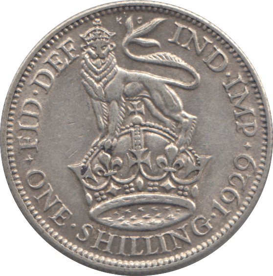 1929 SHILLING ( EF ) - SHILLING - Cambridgeshire Coins