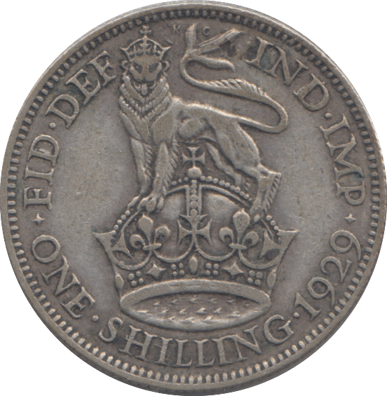 1929 SHILLING ( GF ) - SHILLING - Cambridgeshire Coins