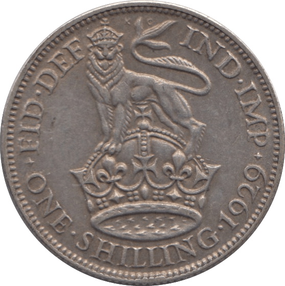 1929 SHILLING ( GVF ) - Shilling - Cambridgeshire Coins