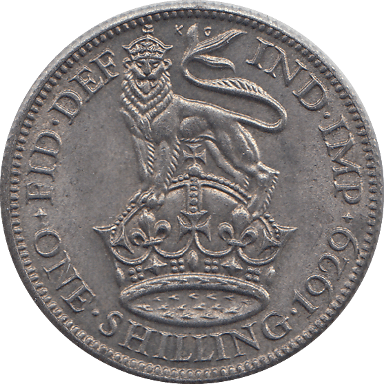 1929 SHILLING ( GVF ) - SHILLING - Cambridgeshire Coins