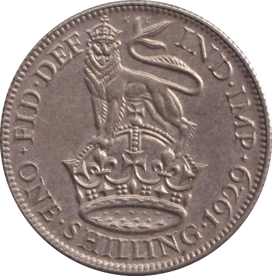 1929 SHILLING ( UNC ) - SHILLING - Cambridgeshire Coins