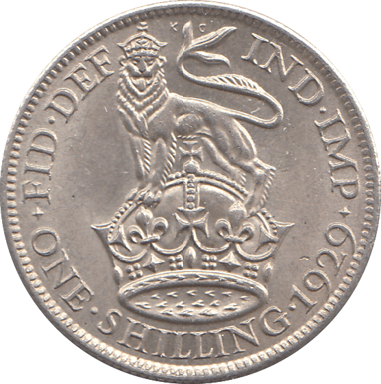 1929 SHILLING ( UNC ) - SHILLING - Cambridgeshire Coins